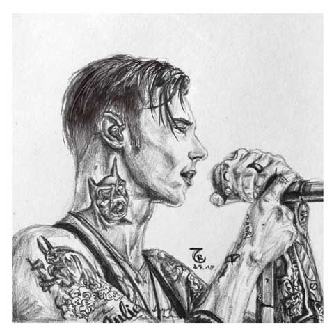 Andy Black from Black Veil Brides by Patrizia Falk