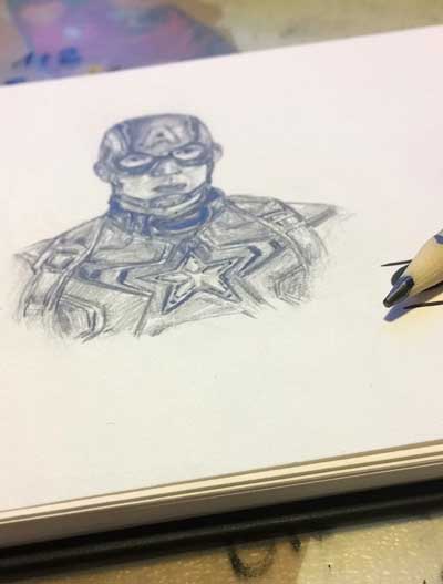 Captain America by Patrizia Falk