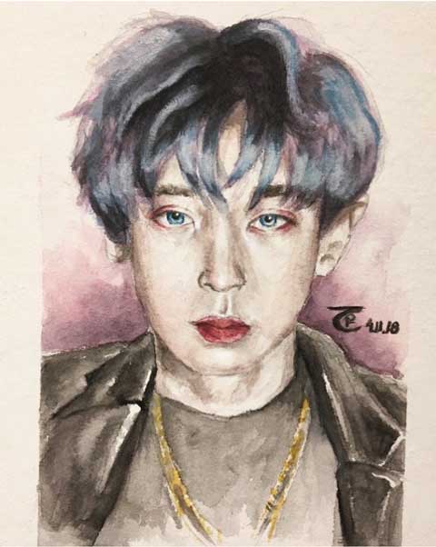 EXO K-Pop boy group by Patrizia Falk