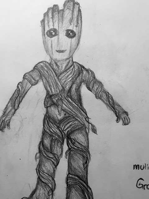 Groot skizze by Patrizia Falk