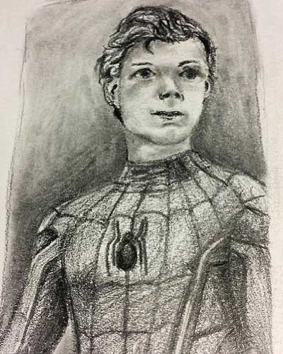 Tom Holland as Spiderman by Patrizia Falk