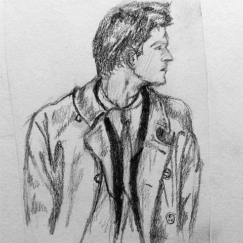 Supernatural Castiel by Patrizia Falk