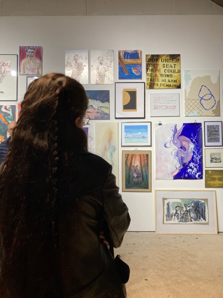 Me at my first Vernissage
